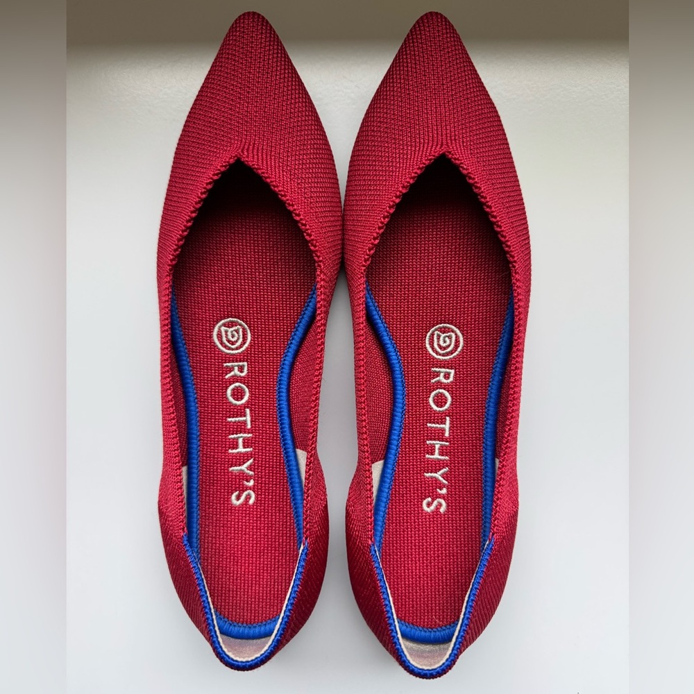 Rothy’s The Point in Chili Red size 6.5